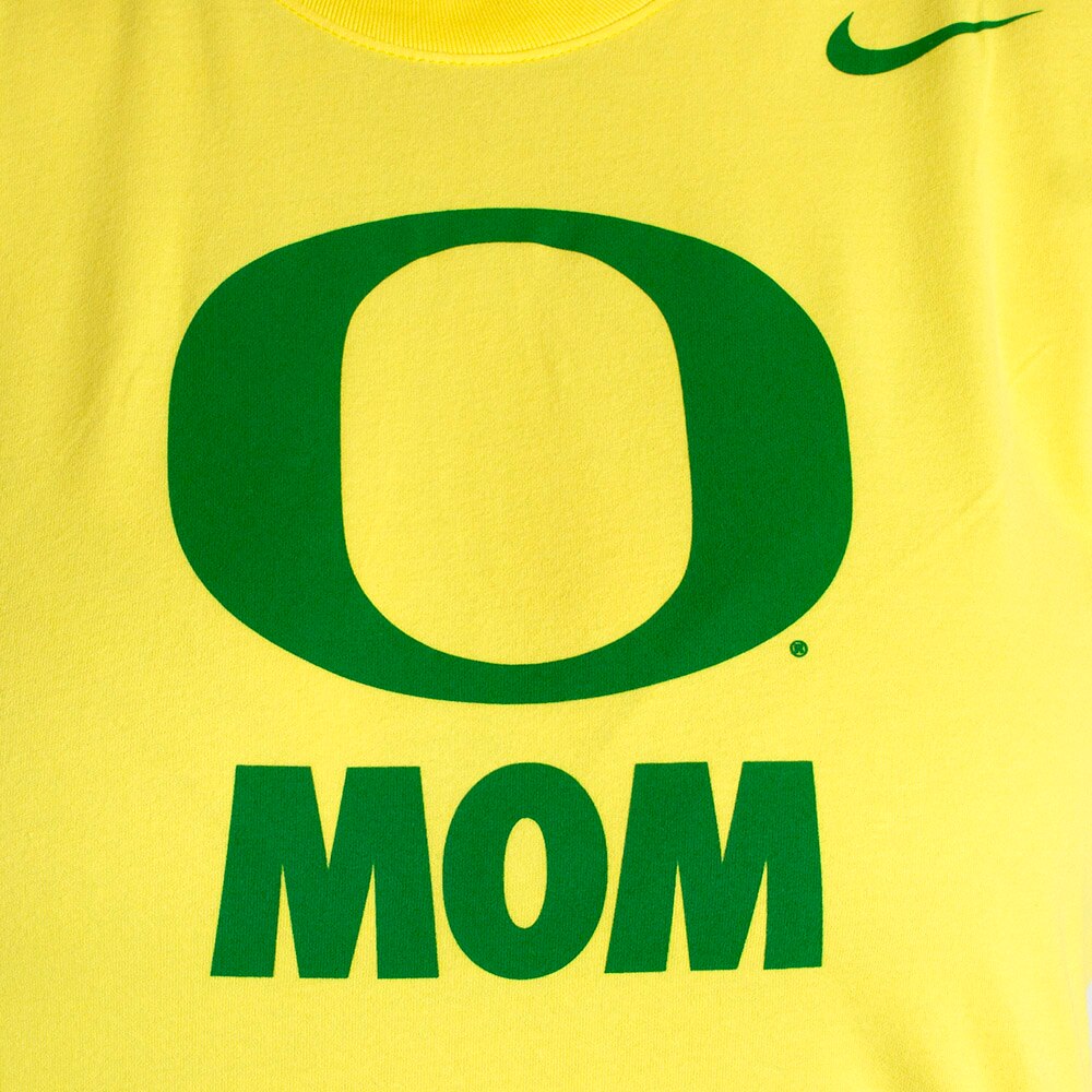 Classic Oregon O, Nike, Yellow, Crew Neck, Performance/Dri-FIT, Women, T-Shirt, 745917